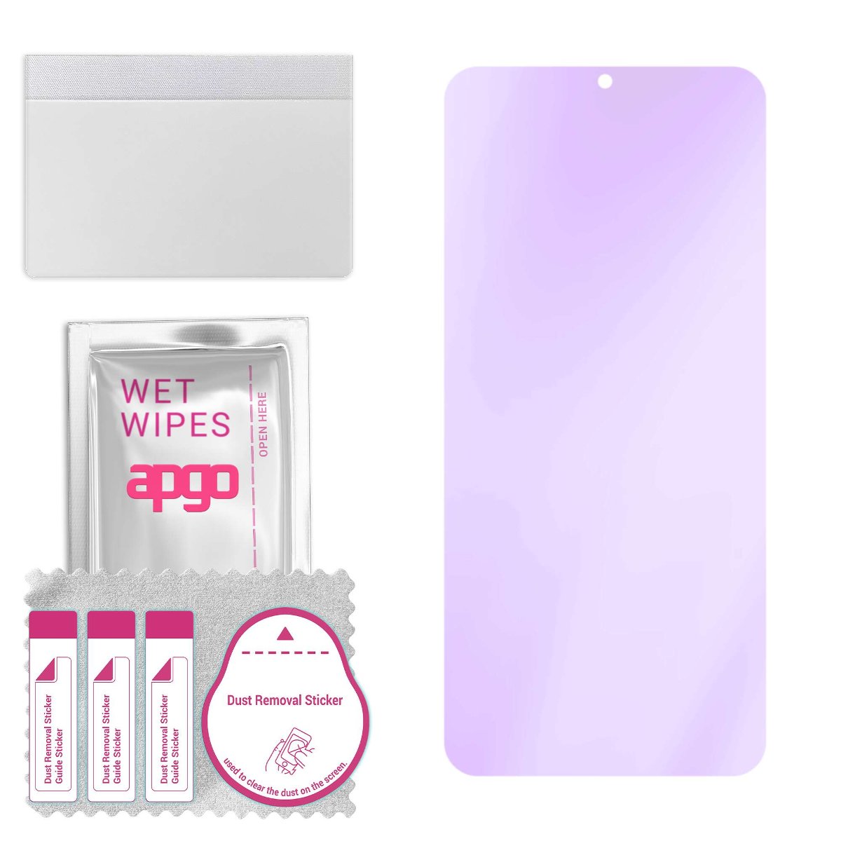 Szkło ochronne na ekran Hybrydowe 9H z filtrem ANTI-BLUE zamiennik hartowanego do Redmi 9i Sport - apgo hybrid ANTI-BLUE Flexible Hybrid Glass nie...