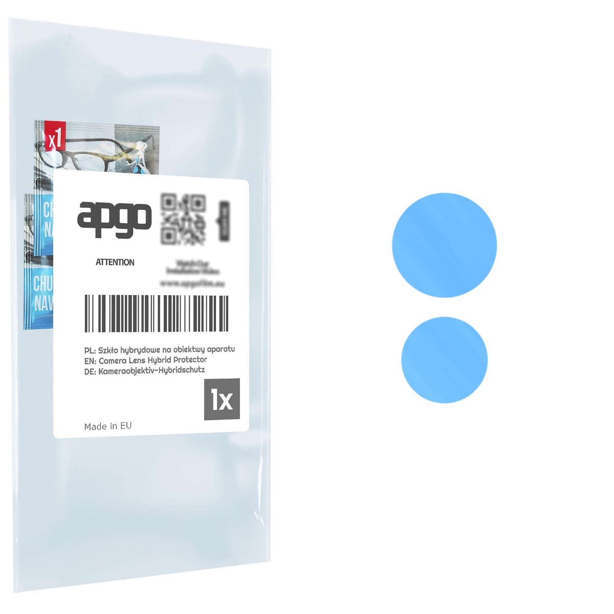 1x Szkło hybrydowe na aparat obiektyw kamerę 9H do Infinix GT 10 Pro - apgo hybrid Camera Lens Protector