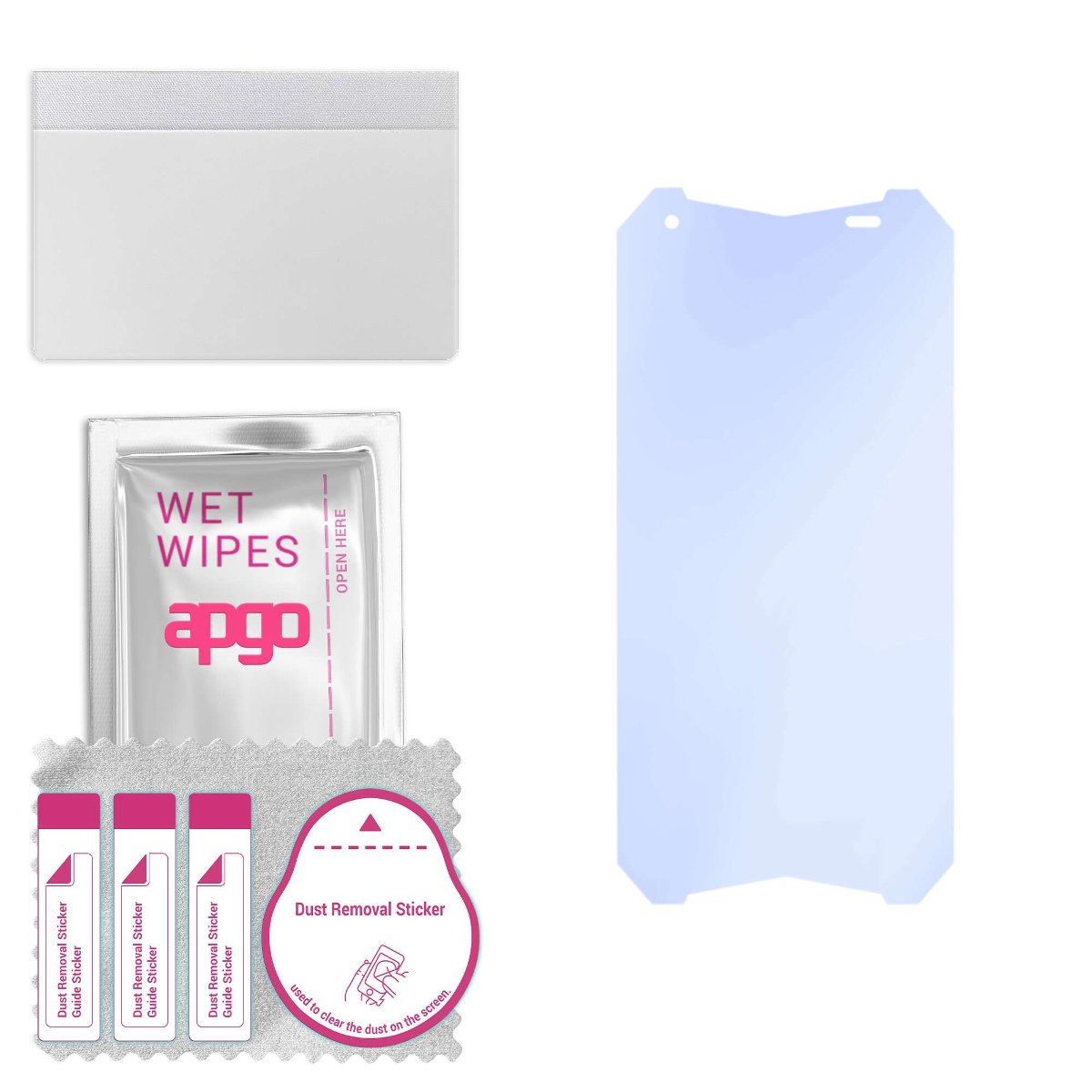 Szkło ochronne na ekran Hybrydowe 9H zamiennik hartowanego do Ulefone Armor 20WT - apgo PRO Flexible Hybrid Glass nie pękające