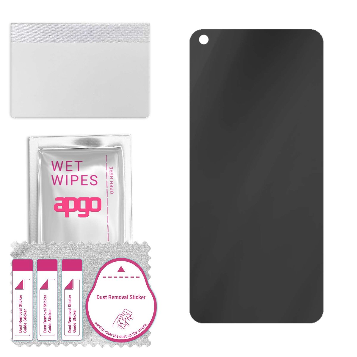 Filtr prywatyzujący Privacy 7H do Realme 7 RMX2155 - apgo Flexible Glass niepękający
