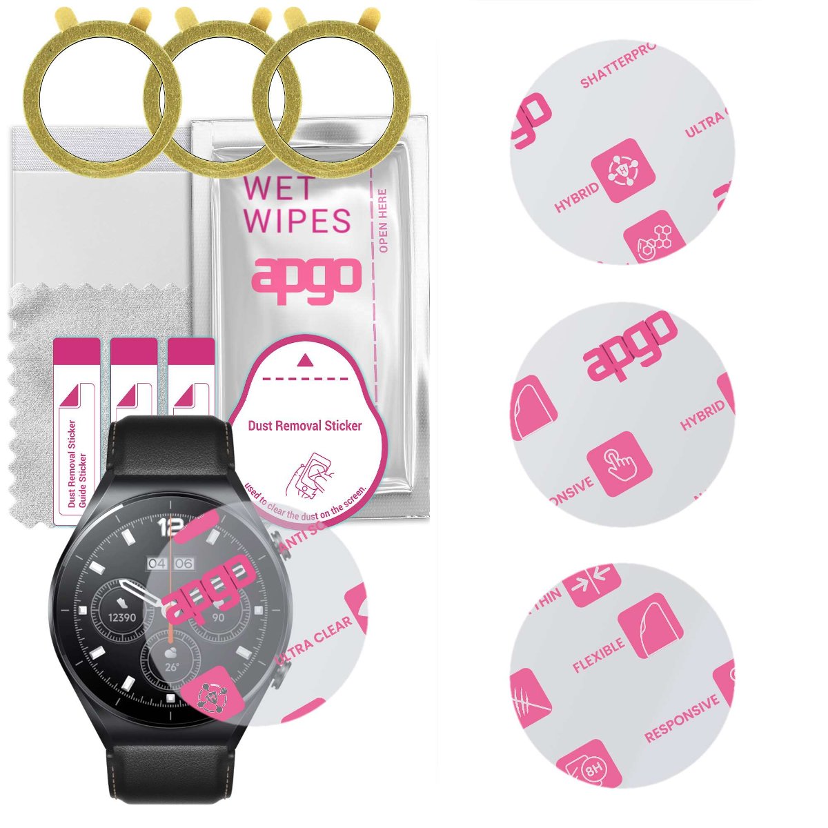 3x Szkło Hybrydowe do Xiaomi Watch S1