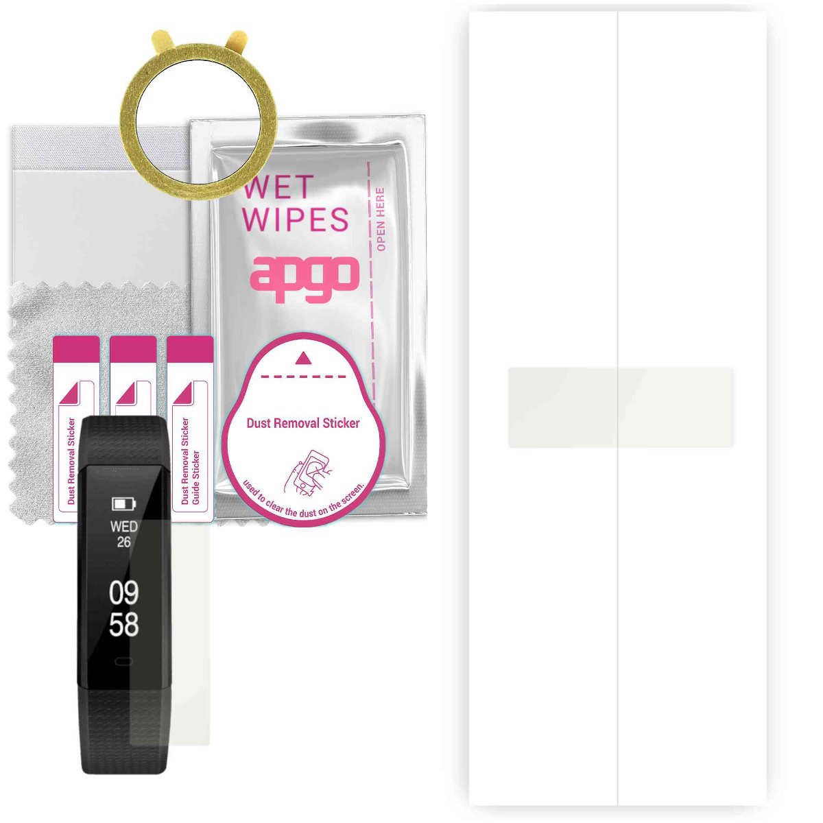 1x Folia hydrożelowa MATOWA do Acme ACT206 - apgo Smartwatch Hydrogel MATTE Protection Ochrona na ekran smartwatcha