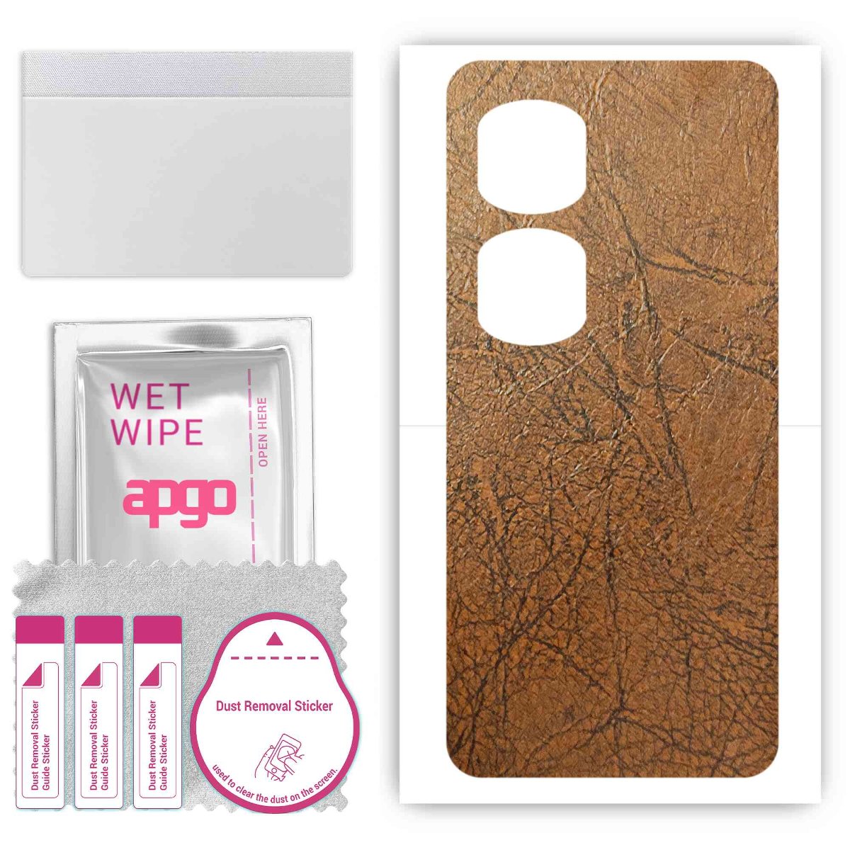 Folia naklejka skórka strukturalna na TYŁ do Honor 90 Pro -  Skóra Vintage - apgo SKINS