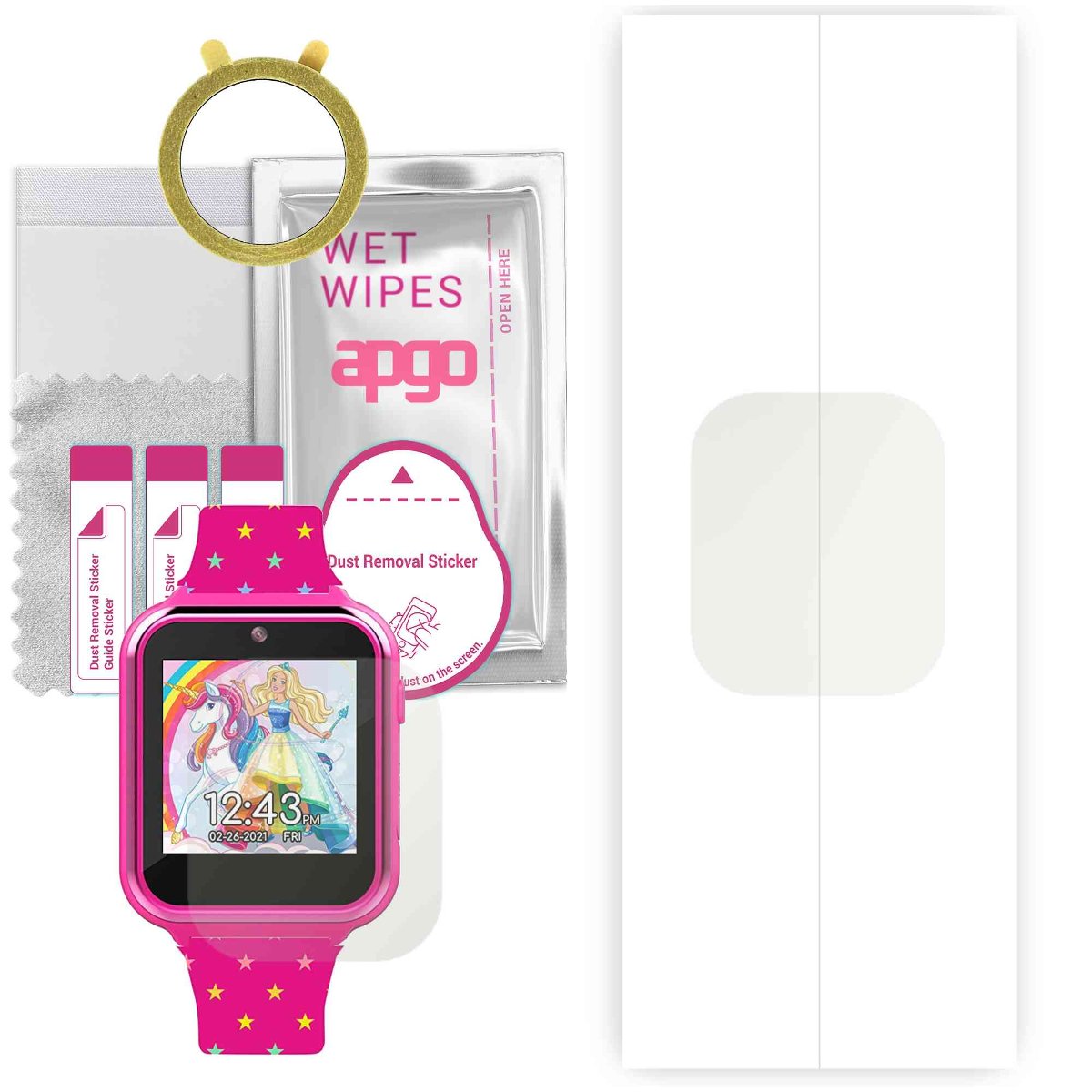 1x Folia hydrożelowa MATOWA do Accutime BDT4069AZ - apgo Smartwatch Hydrogel MATTE Protection Ochrona na ekran smartwatcha