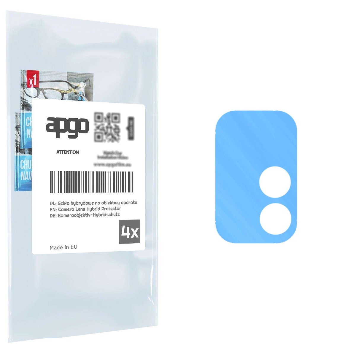 4x Szkło hybrydowe na aparat obiektyw kamerę 9H do Hammer Blade 4 - apgo hybrid Camera Lens Protector