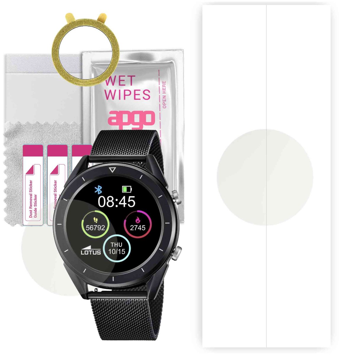 1x Folia hydrożelowa MATOWA do Lotus Smartime - apgo Smartwatch Hydrogel MATTE Protection Ochrona na ekran smartwatcha