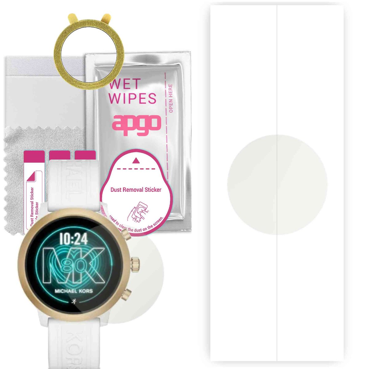 1x Folia hydrożelowa MATOWA do Michael Kors MKT5071 Access Go - apgo Smartwatch Hydrogel MATTE Protection Ochrona na ekran smartwatcha