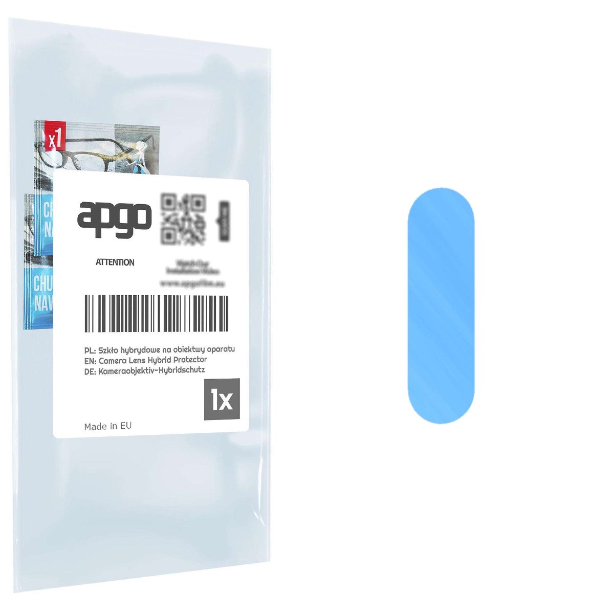 1x Szkło hybrydowe na aparat obiektyw kamerę 9H do OnePlus 8 5G UW - apgo hybrid Camera Lens Protector