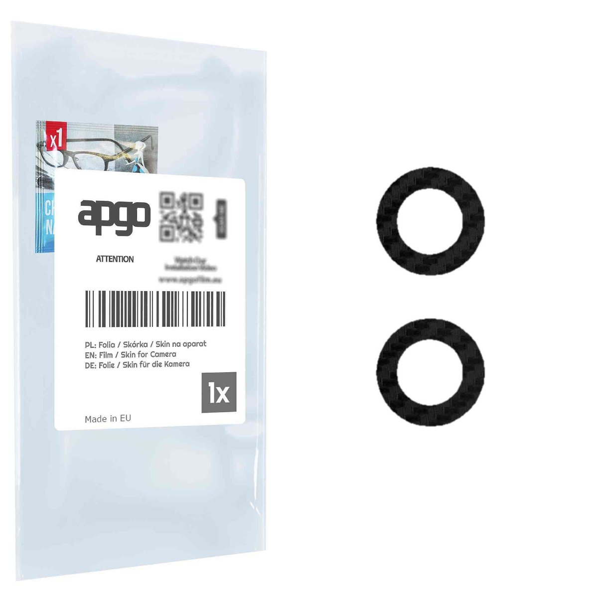 Folia naklejka skórka strukturalna na wyspę aparatu do Samsung Galaxy F14 - różne kolory na kamerę, obiektyw apgo SKINS Lens Protector
