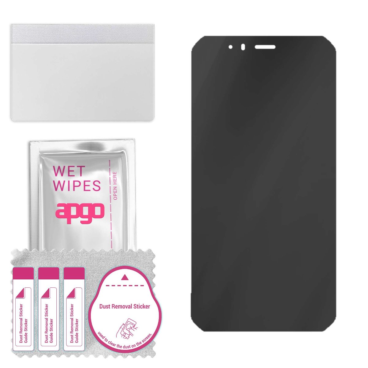 Filtr prywatyzujący Privacy 7H do Maxcom MS507 - apgo Flexible Glass niepękający