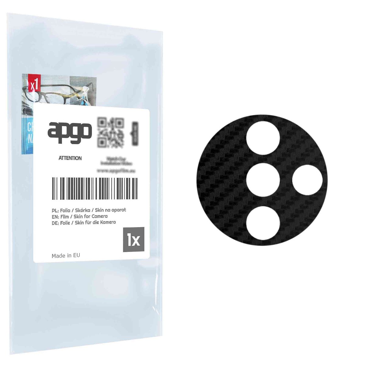 Folia naklejka skórka strukturalna na wyspę aparatu do Vivo G1 - różne kolory na kamerę, obiektyw apgo SKINS Lens Protector