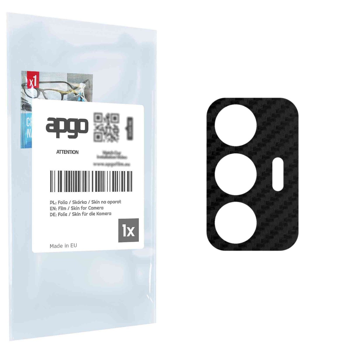 Folia naklejka skórka strukturalna na wyspę aparatu do Alcatel 3H Plus - różne kolory na kamerę, obiektyw apgo SKINS Lens Protector