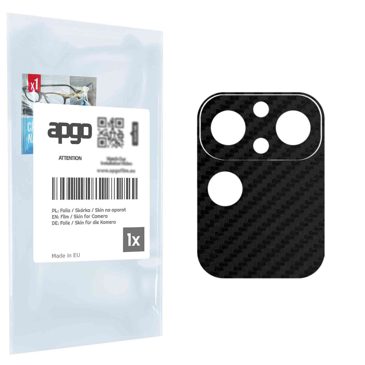 Folia naklejka skórka strukturalna na wyspę aparatu do Poco C55 - różne kolory na kamerę, obiektyw apgo SKINS Lens Protector