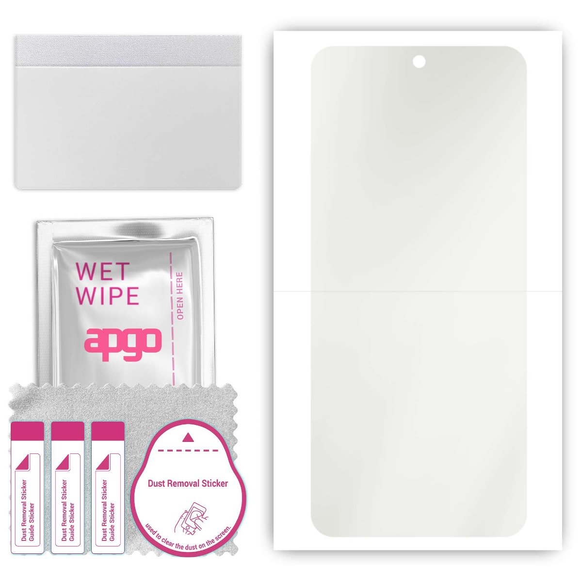 Folia ochronna hydrożelowa MATOWA na ekran do Alcatel 3H Plus -  na cały ekran apgo Hydrogel Matte 5D Full Glue