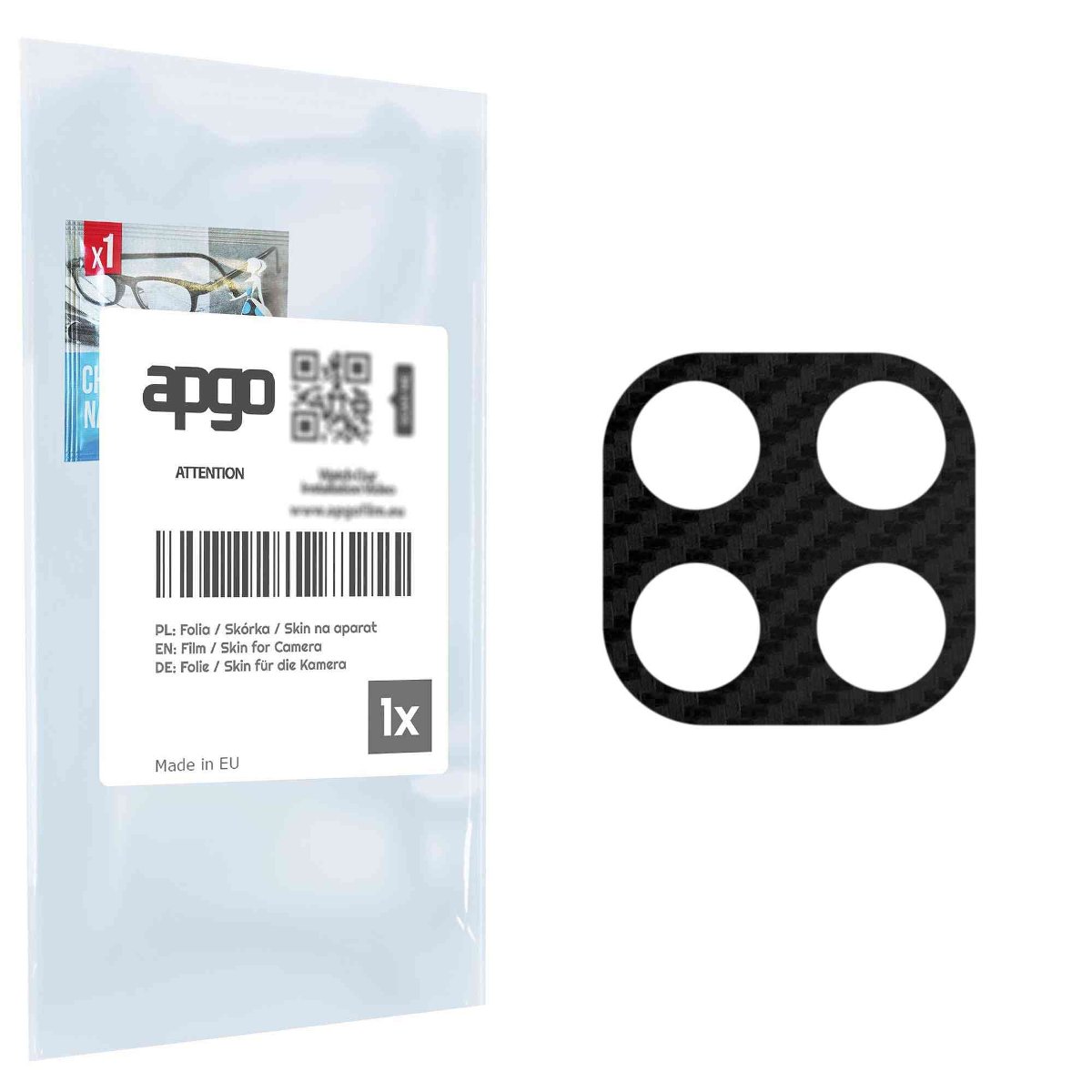 Folia naklejka skórka strukturalna na wyspę aparatu do ZTE Blade V2020 - różne kolory na kamerę, obiektyw apgo SKINS Lens Protector