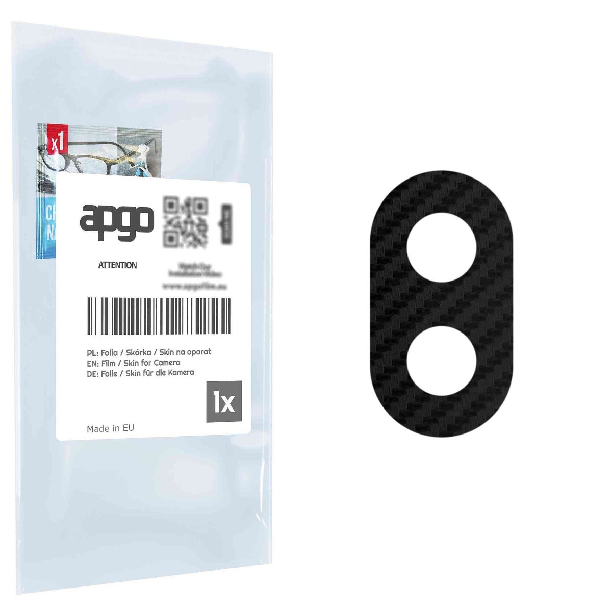 Folia naklejka skórka strukturalna na wyspę aparatu do Nokia 1.3 Dual Sim - różne kolory na kamerę, obiektyw apgo SKINS Lens Protector