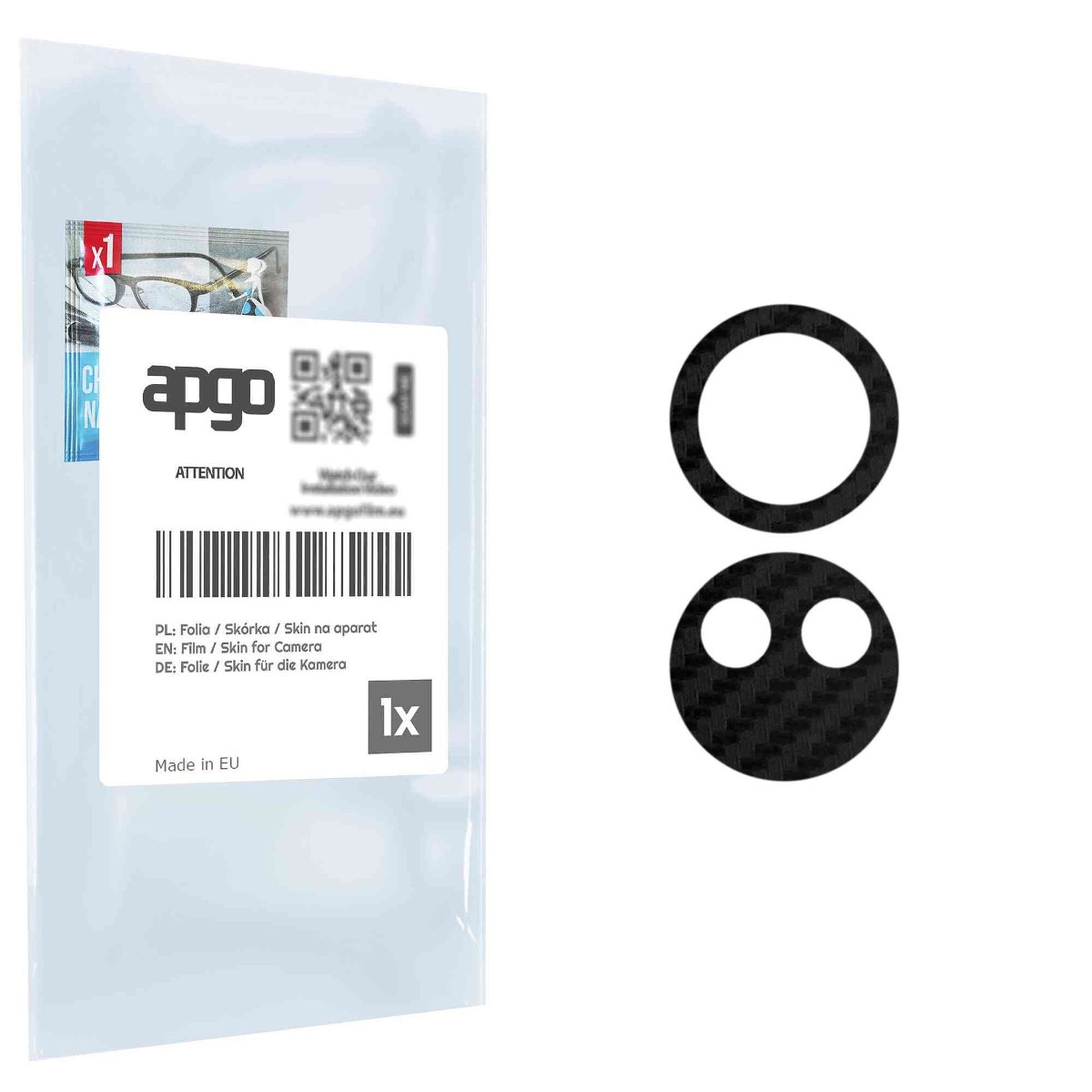 Folia naklejka skórka strukturalna na wyspę aparatu do OnePlus Ace 2V - różne kolory na kamerę, obiektyw apgo SKINS Lens Protector