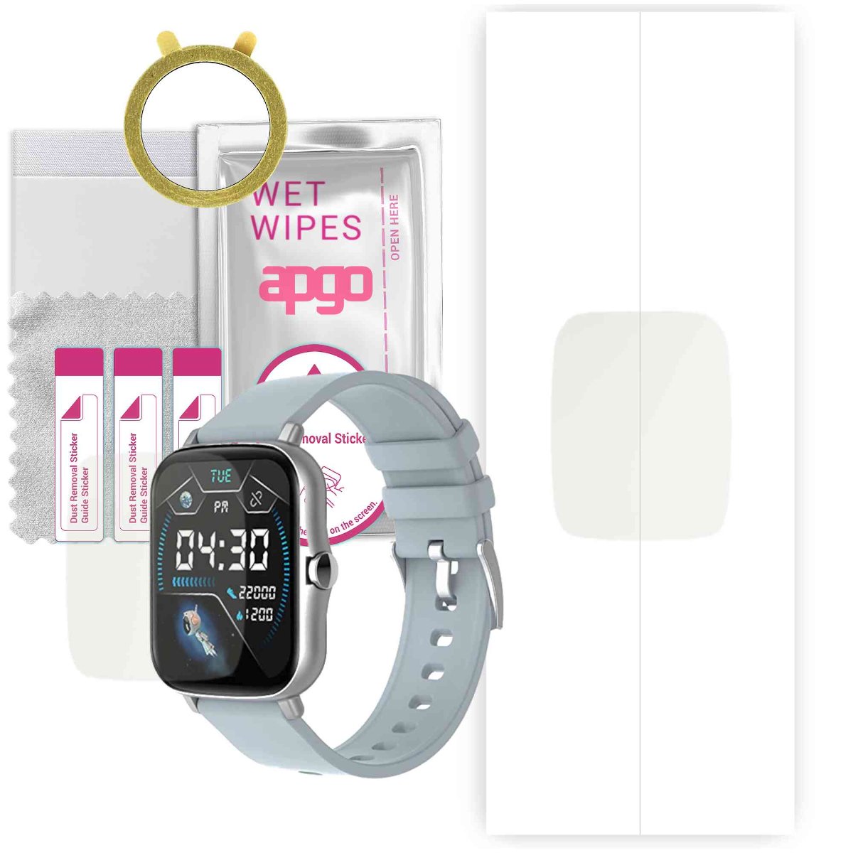 1x Folia hydrożelowa MATOWA do Findtime ZXLY20pro - apgo Smartwatch Hydrogel MATTE Protection Ochrona na ekran smartwatcha