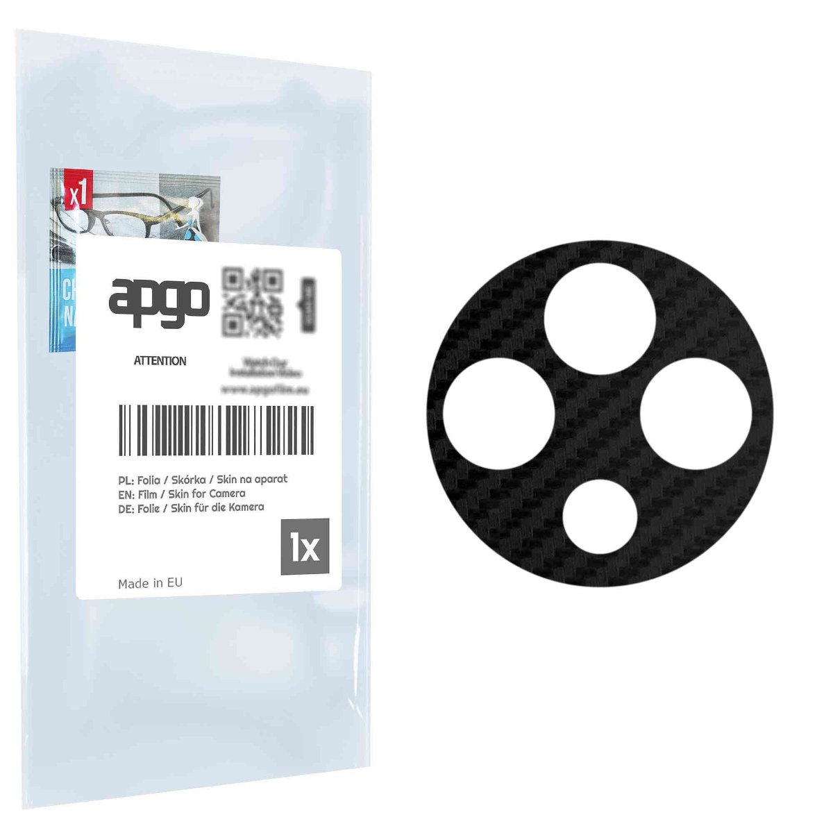 Folia naklejka skórka strukturalna na wyspę aparatu do Doogee X95 - różne kolory na kamerę, obiektyw apgo SKINS Lens Protector