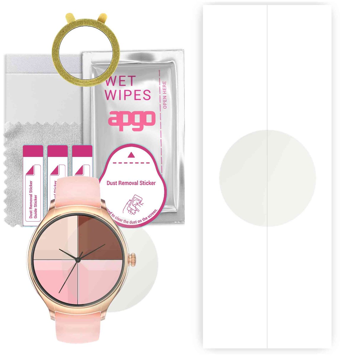 1x Folia hydrożelowa MATOWA do Colmi L10 - apgo Smartwatch Hydrogel MATTE Protection Ochrona na ekran smartwatcha