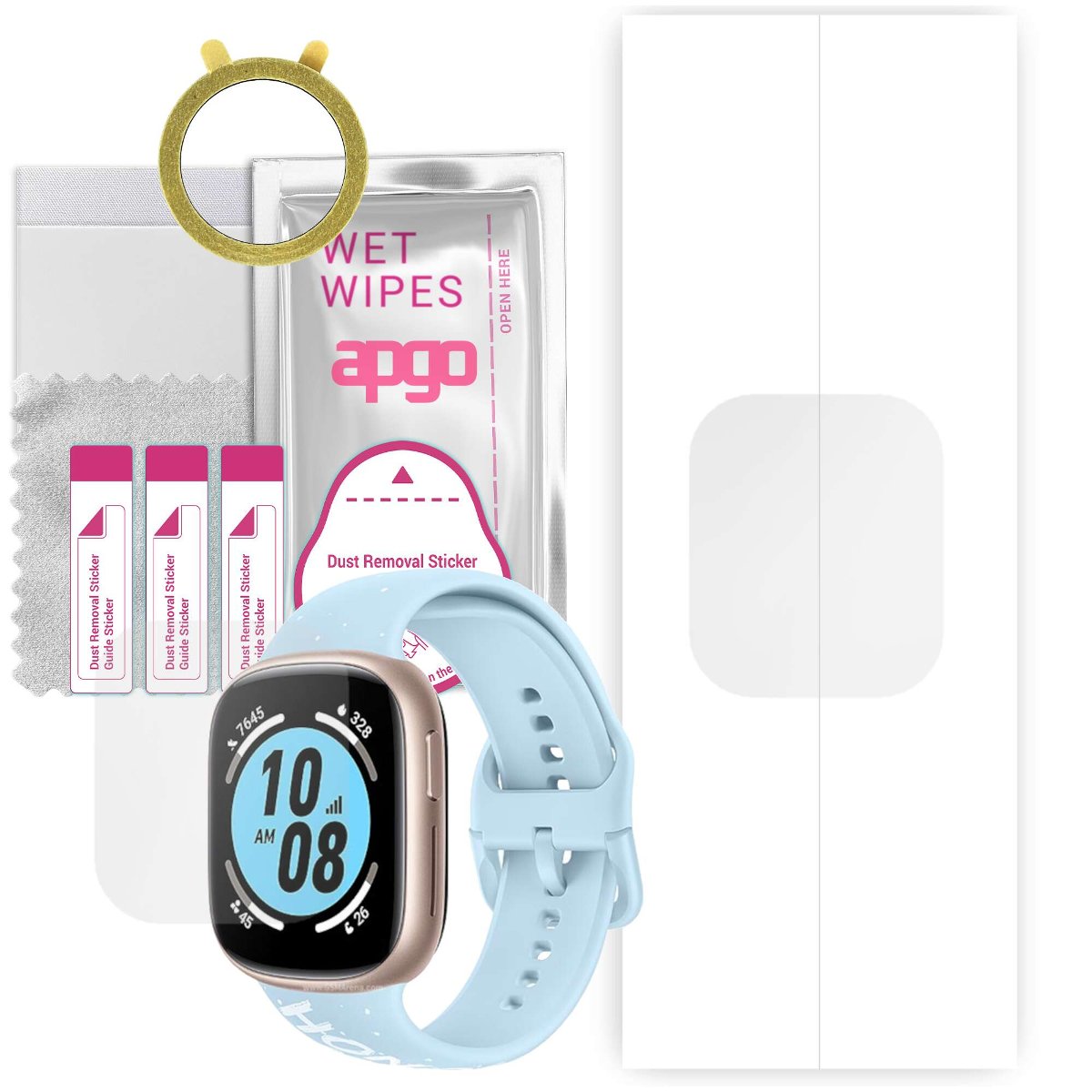 1x Folia hydrożelowa do Honor Magic Watch 4 - apgo Smartwatch Hydrogel Protection Ochrona na ekran smartwatcha