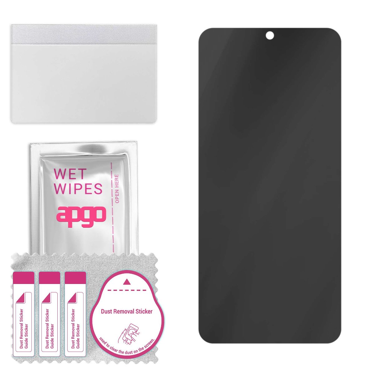 Filtr prywatyzujący Privacy 7H do Infinix Smart 7 X6517 - apgo Flexible Glass niepękający