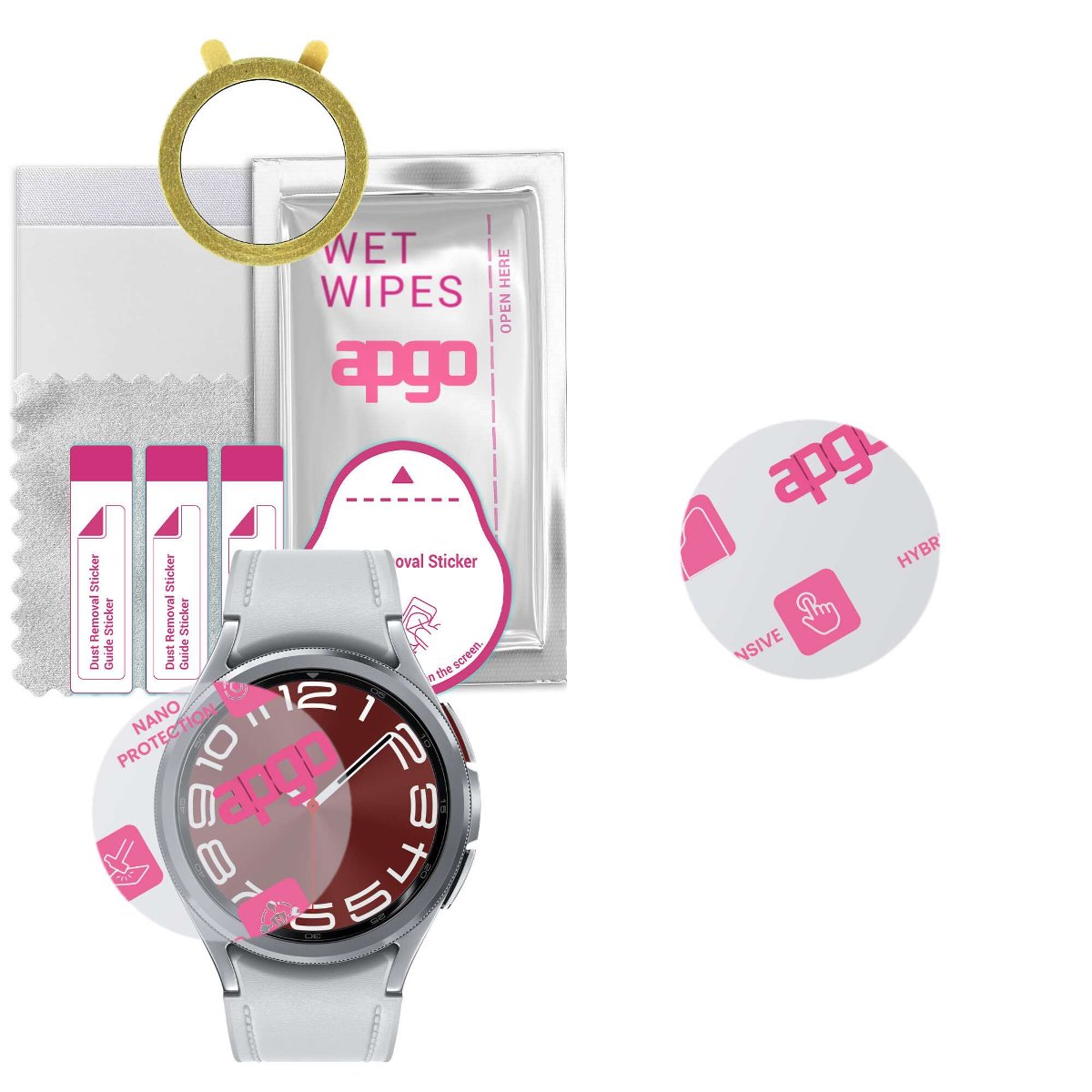 1x Szkło Hybrydowe do Samsung Galaxy Watch Classic 6 43mm