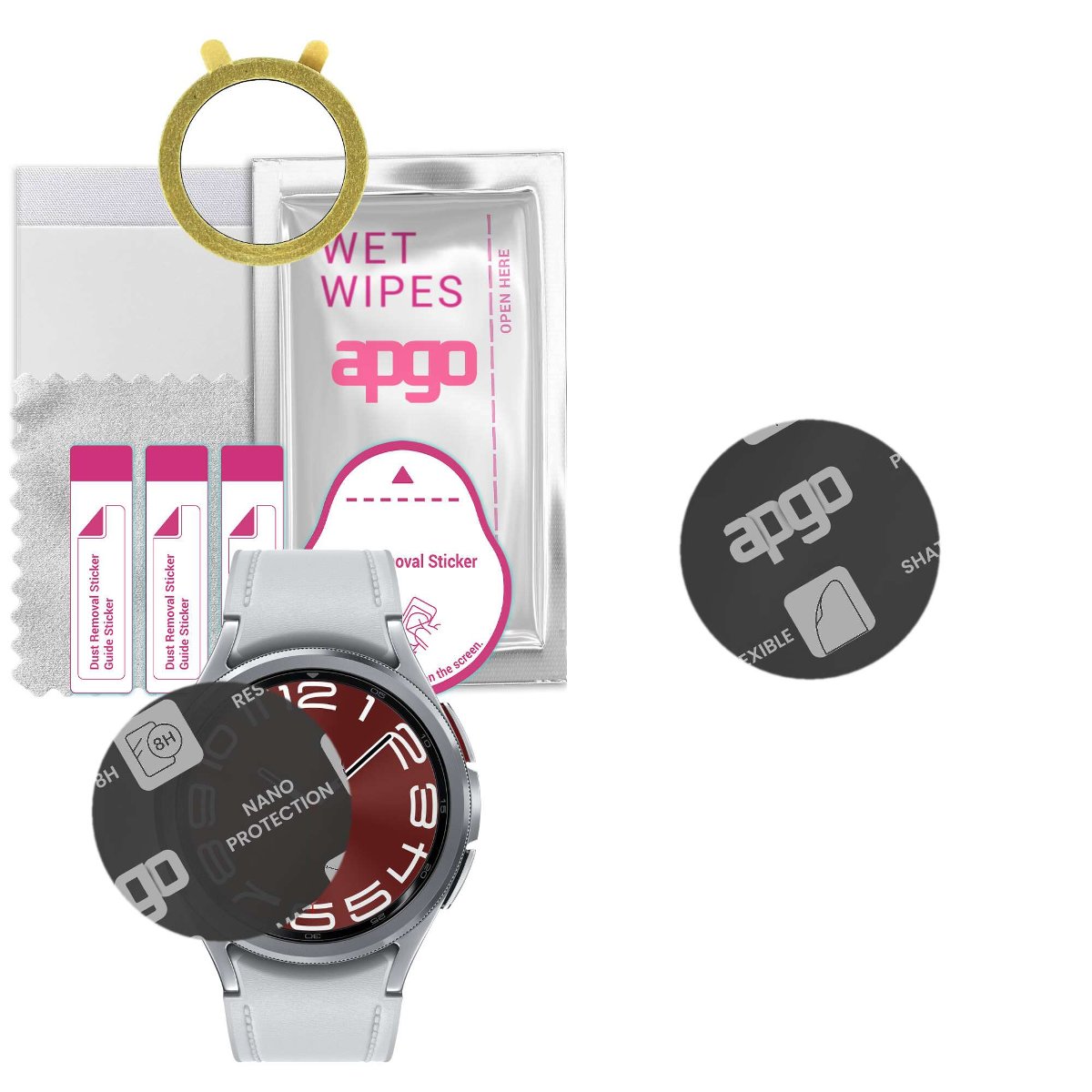 1x Szkło Hybrydowe MATOWE do Samsung Galaxy Watch Classic 6 43mm