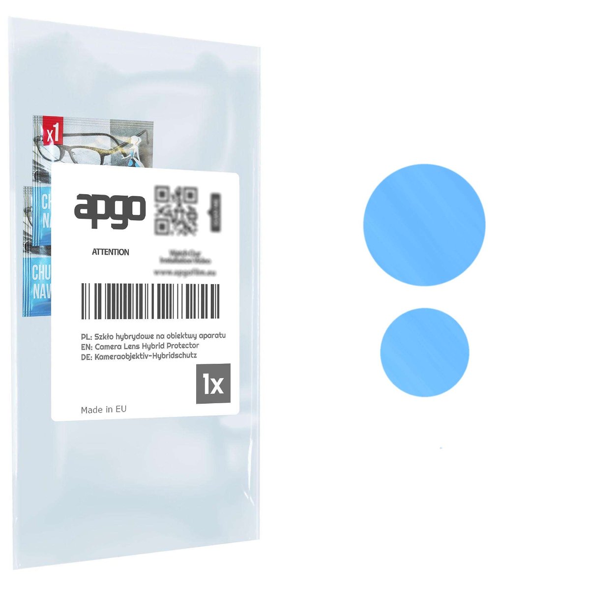 1x Szkło hybrydowe na aparat obiektyw kamerę 9H do Doogee X97 - apgo hybrid Camera Lens Protector