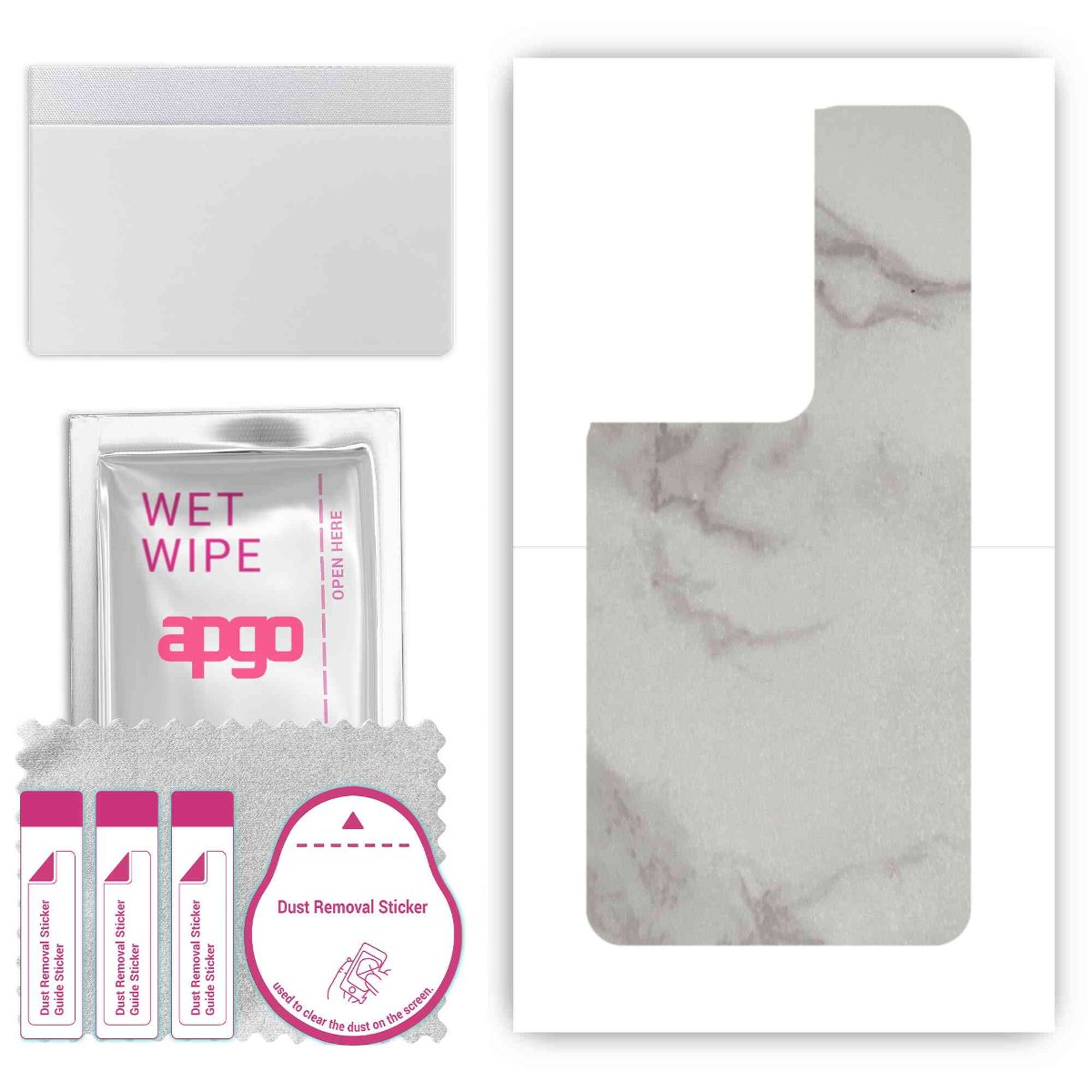 Folia naklejka skórka strukturalna na TYŁ do Oppo Reno8 Pro 5G -  Marmur Szary - apgo SKINS