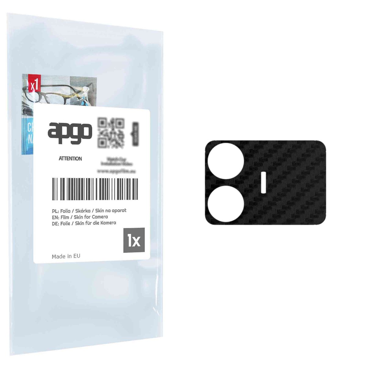 Folia naklejka skórka strukturalna na wyspę aparatu do Realme GT Neo5 SE - różne kolory na kamerę, obiektyw apgo SKINS Lens Protector