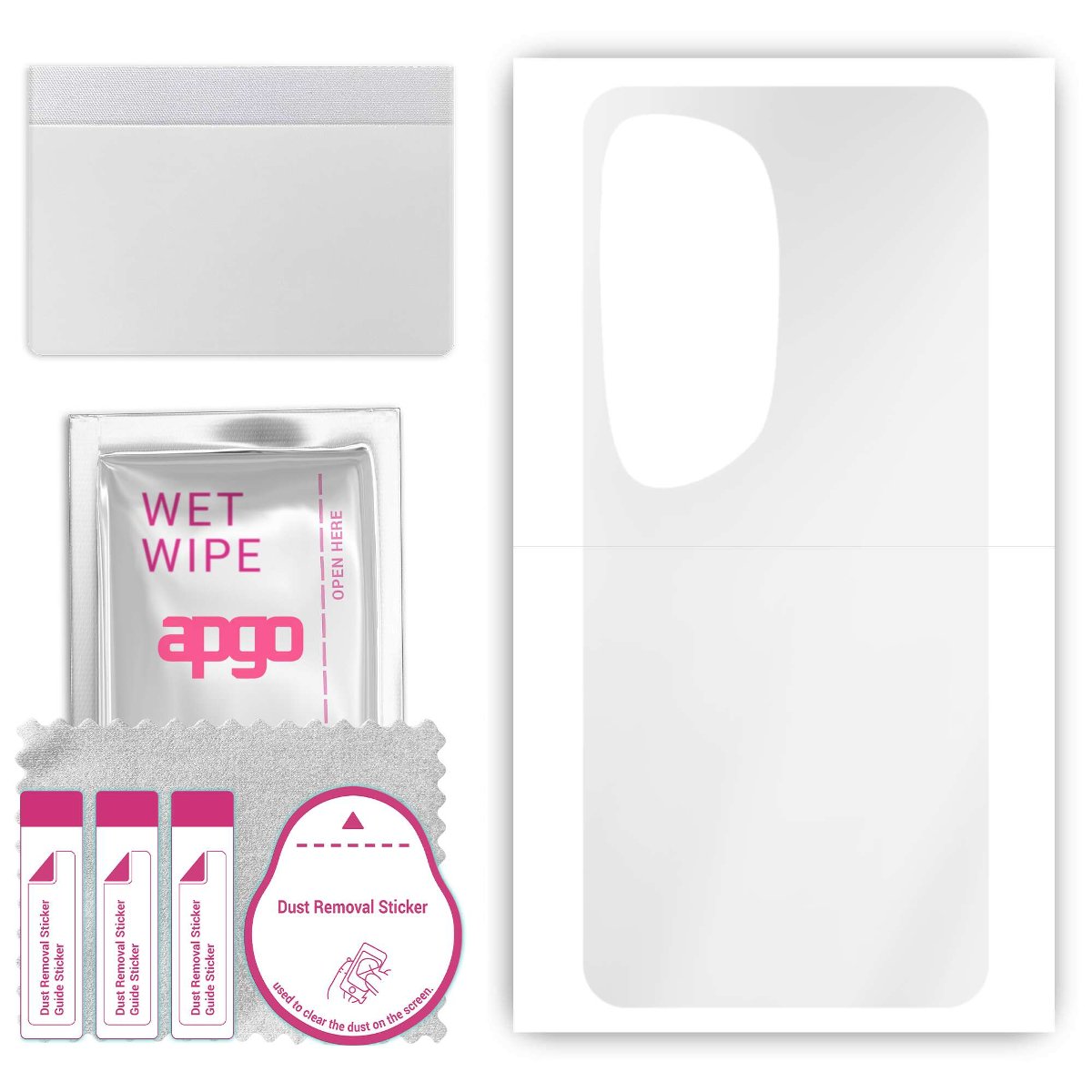 Folia hydrożelowa naklejka przezroczysta na TYŁ do Huawei P60 Art. - apgo hydrogel TPU