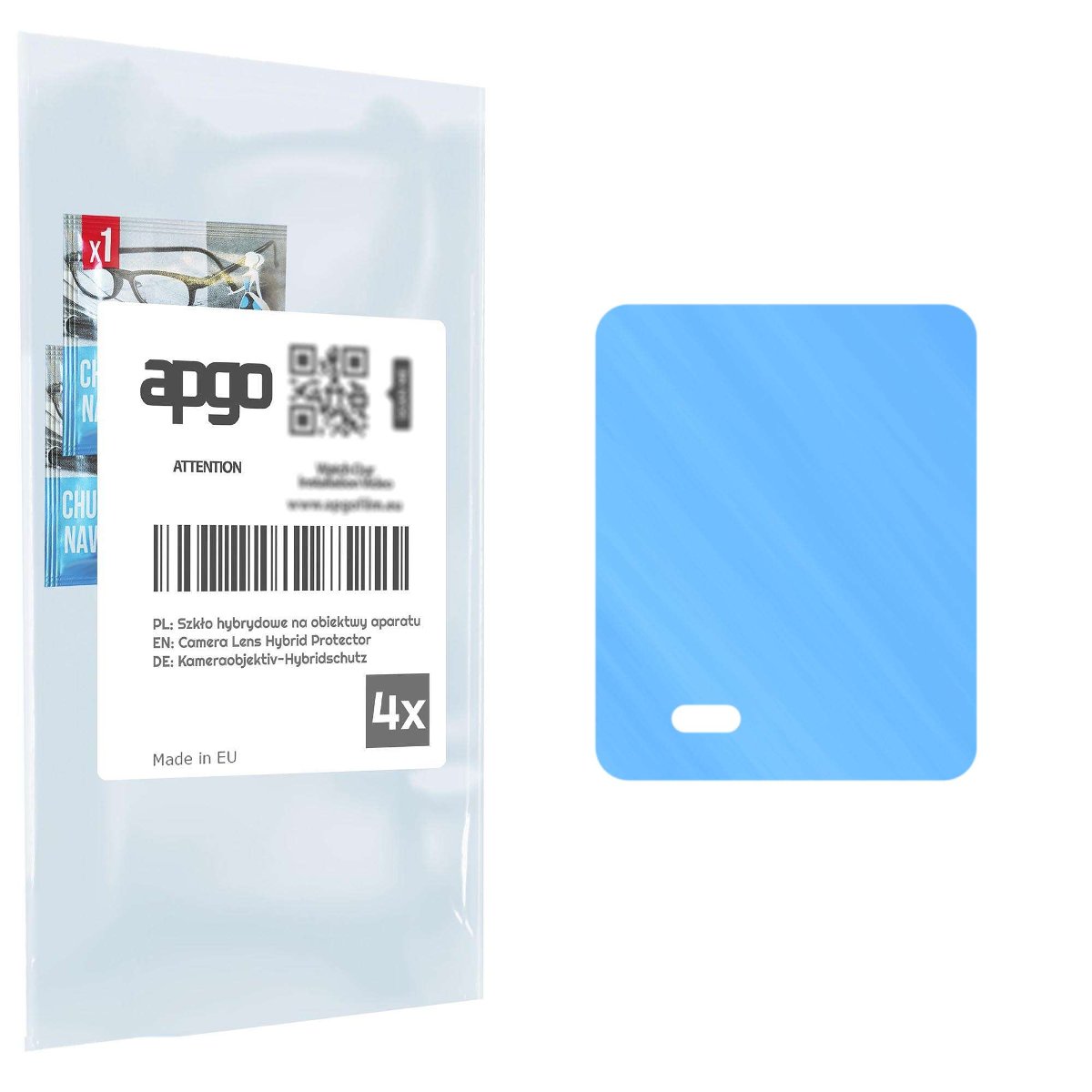 4x Szkło hybrydowe na aparat obiektyw kamerę 9H do Vivo IQOO 9T - apgo hybrid Camera Lens Protector