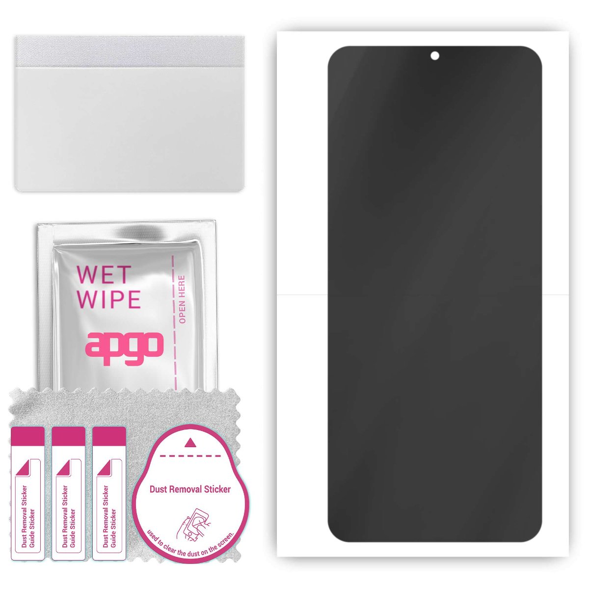 Folia ochronna hydrożelowa PRYWATYZUJĄCA na ekran do Oppo A57e -  na cały ekran apgo Hydrogel Privacy 5D Full Glue