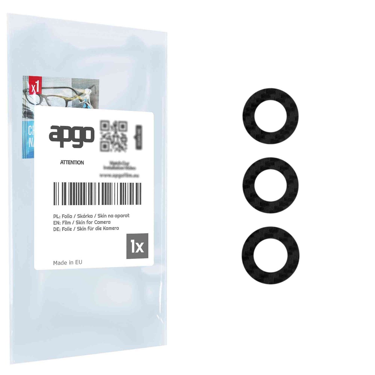 Folia naklejka skórka strukturalna na wyspę aparatu do Samsung Galaxy Wide6 - różne kolory na kamerę, obiektyw apgo SKINS Lens Protector