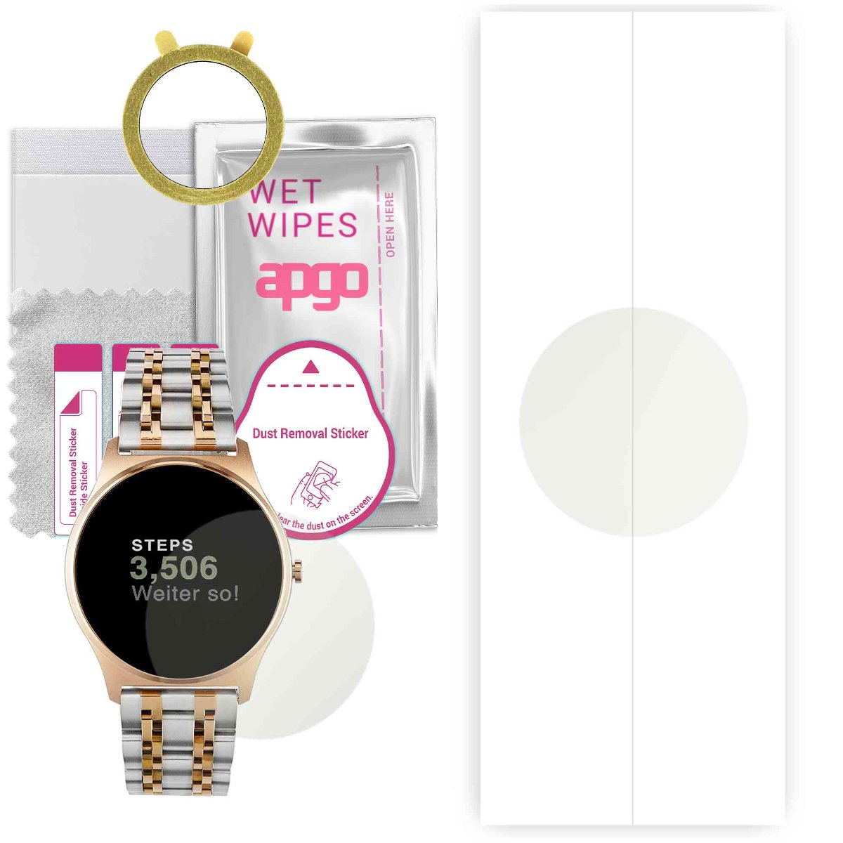 1x Folia hydrożelowa MATOWA do X-Watch JOLI XW PRO women - apgo Smartwatch Hydrogel MATTE Protection Ochrona na ekran smartwatcha