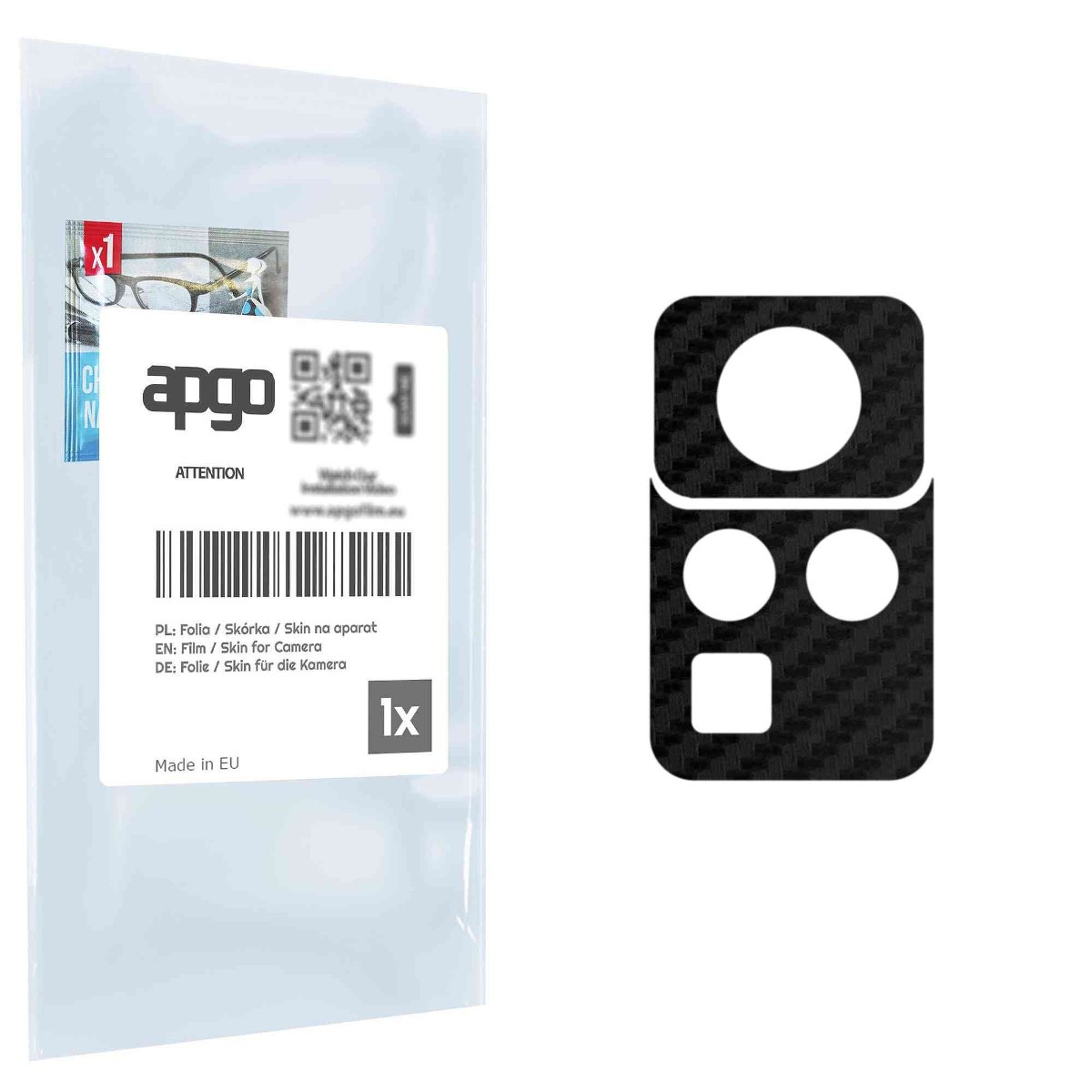 Folia naklejka skórka strukturalna na wyspę aparatu do Infinix Zero X Pro - różne kolory na kamerę, obiektyw apgo SKINS Lens Protector