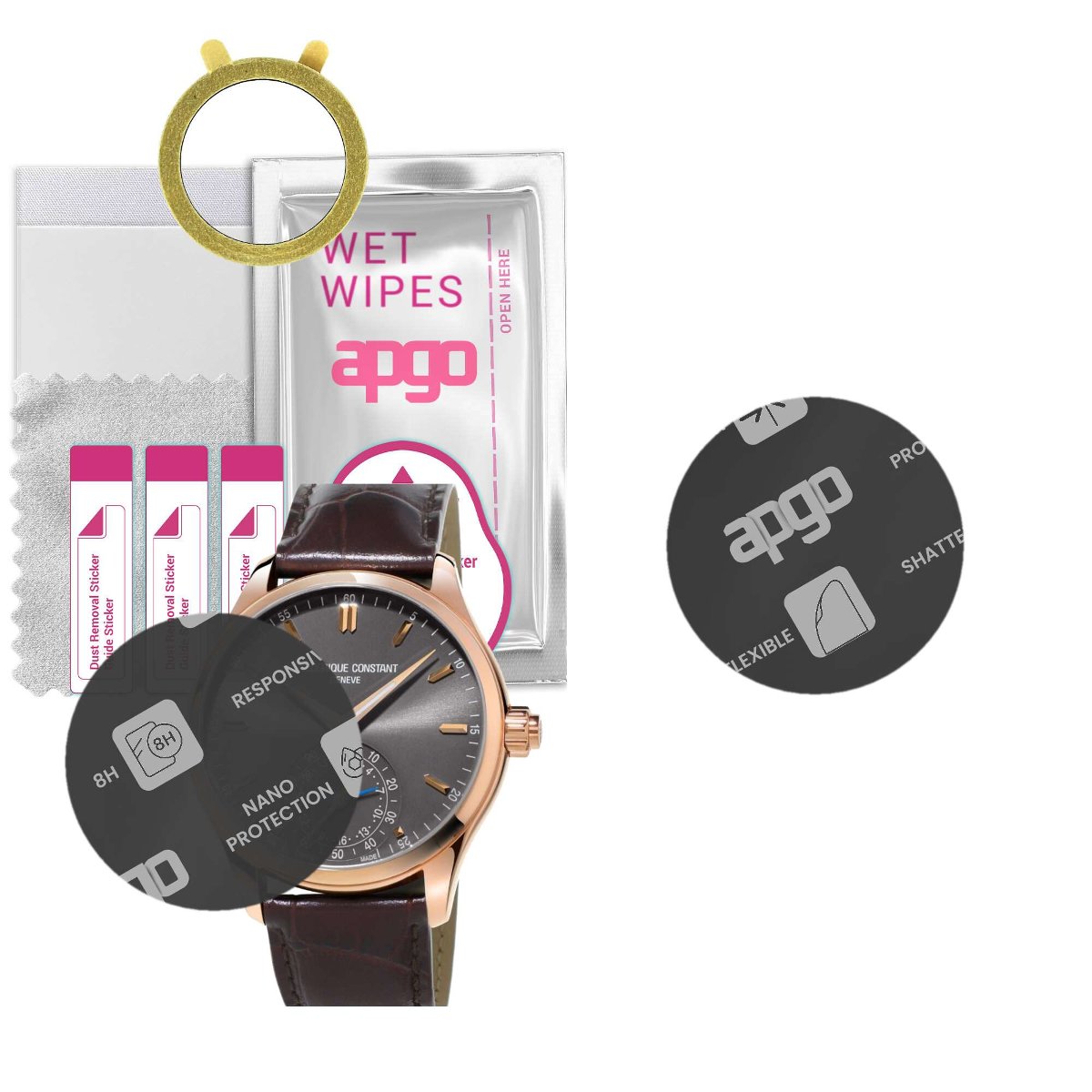 1x Szkło Hybrydowe MATOWE do Frederique Constant Vitality Ladies Hybrid Smartwatch