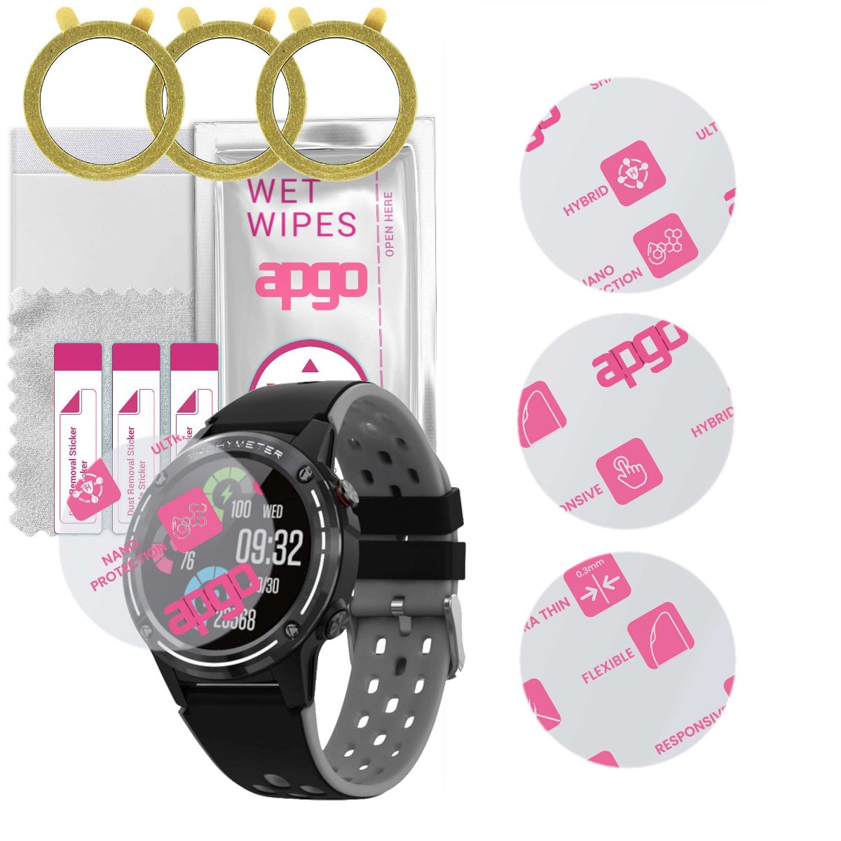 3x Szkło Hybrydowe do Maxcom FW47 Argon Lite