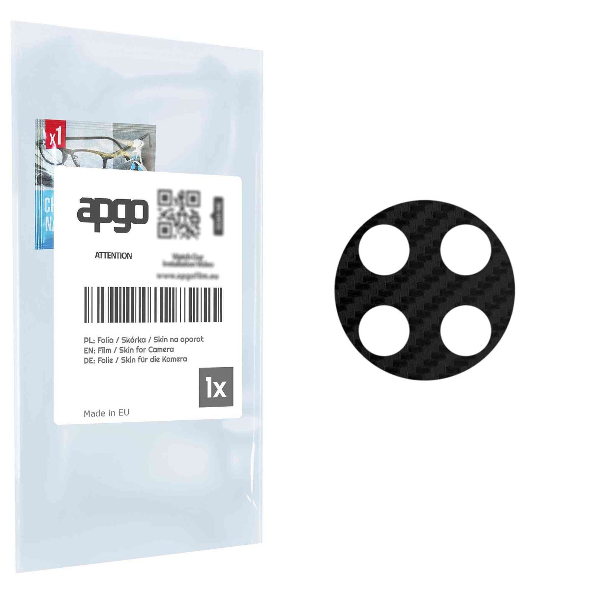 Folia naklejka skórka strukturalna na wyspę aparatu do ZTE Voyage 40 - różne kolory na kamerę, obiektyw apgo SKINS Lens Protector