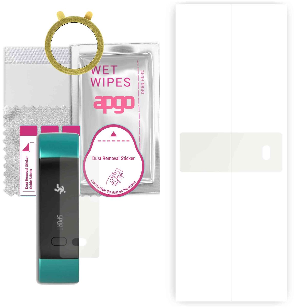 1x Folia hydrożelowa MATOWA do MyKronoz Zefit - apgo Smartwatch Hydrogel MATTE Protection Ochrona na ekran smartwatcha