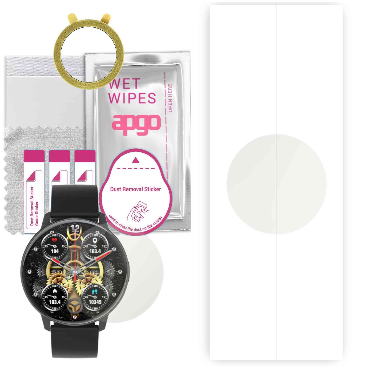 1x Folia hydrożelowa MATOWA do Colmi i31 - apgo Smartwatch Hydrogel MATTE Protection Ochrona na ekran smartwatcha