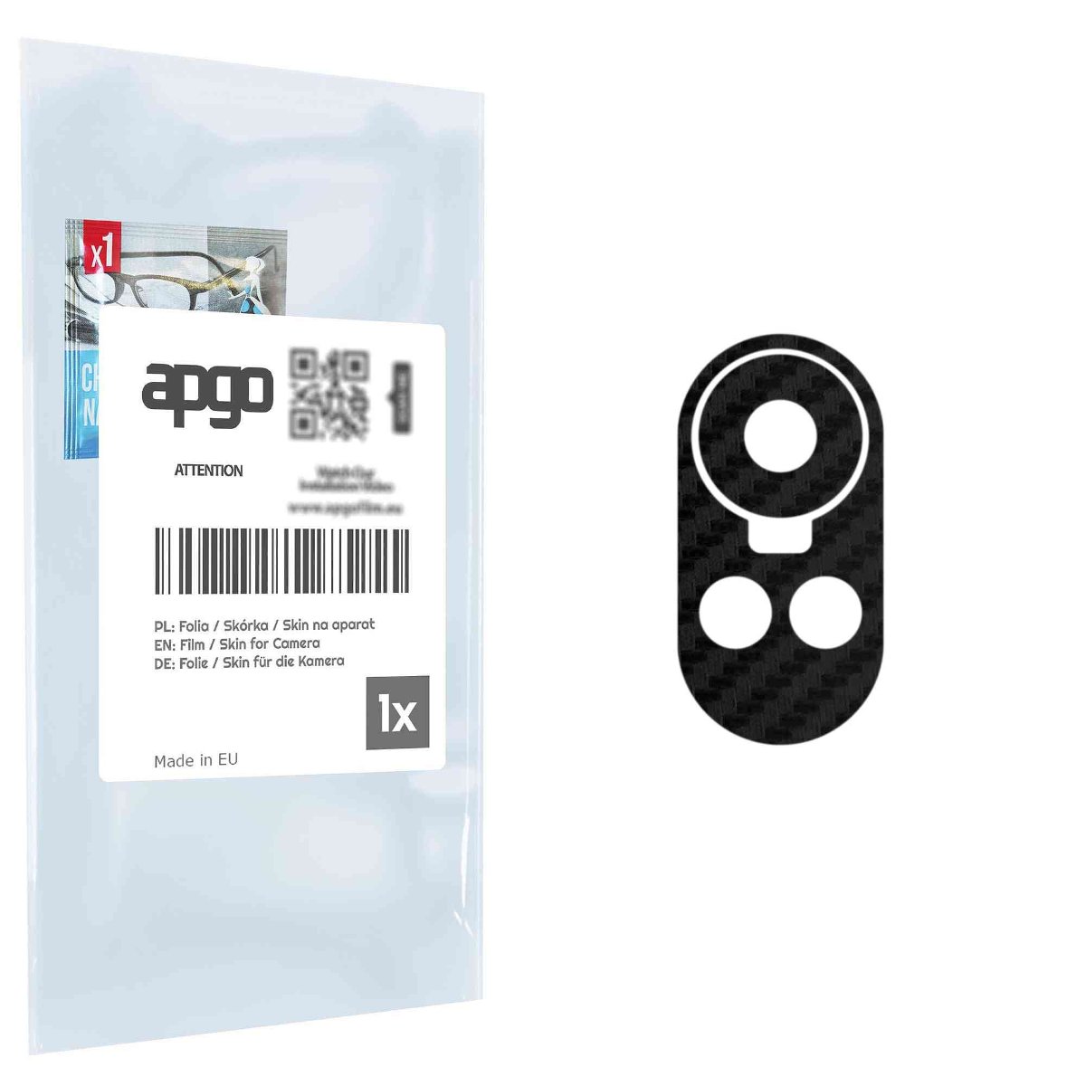 Folia naklejka skórka strukturalna na wyspę aparatu do Oppo Reno 10 Pro - różne kolory na kamerę, obiektyw apgo SKINS Lens Protector