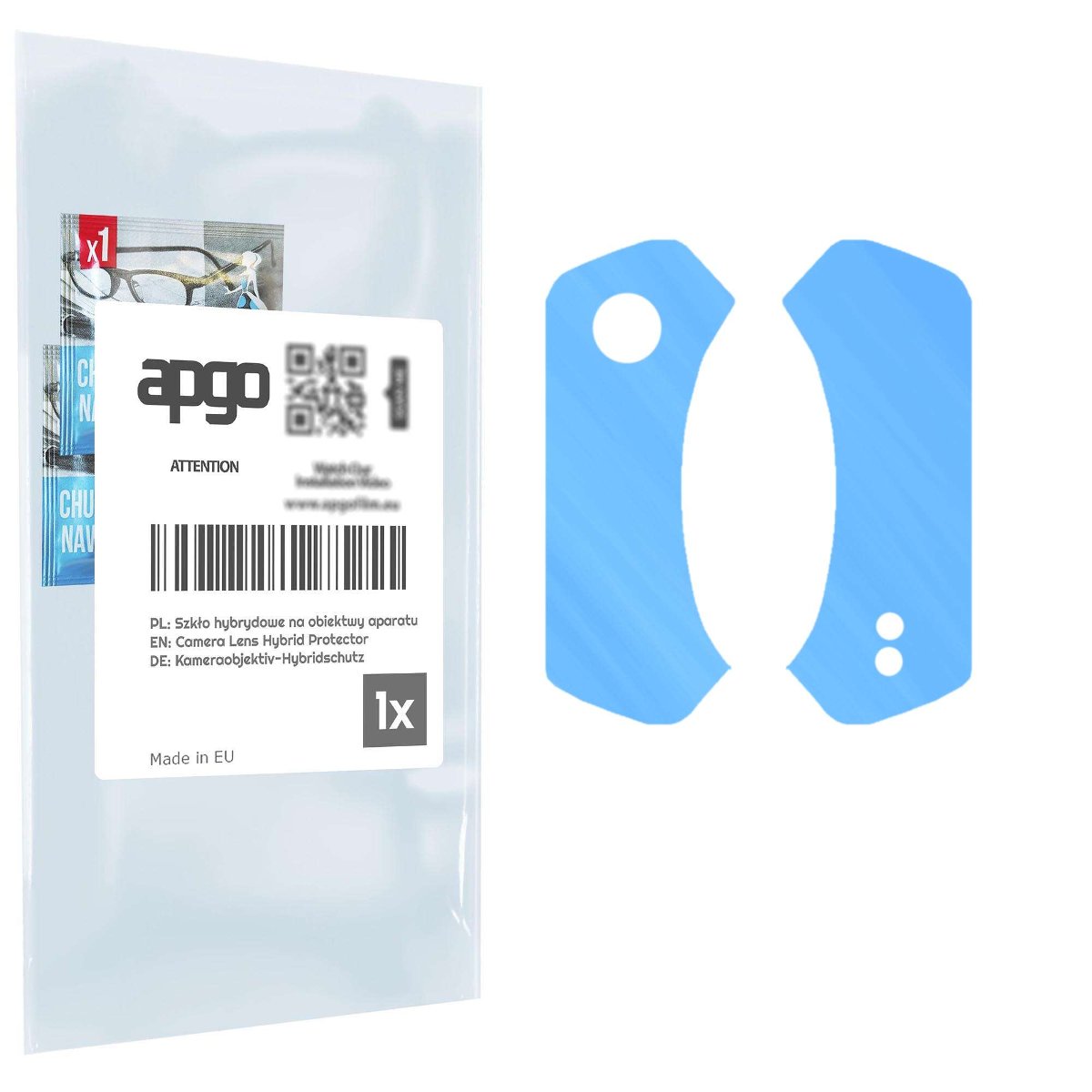 1x Szkło hybrydowe na aparat obiektyw kamerę 9H do Ulefone Armor 21 - apgo hybrid Camera Lens Protector