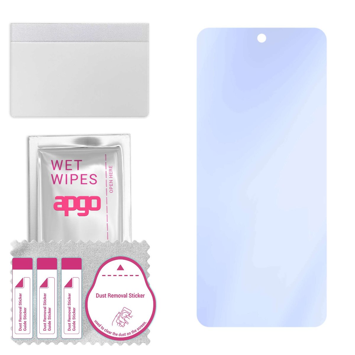 Szkło ochronne na ekran Hybrydowe 9H zamiennik hartowanego do Samsung Galaxy XCover 6 Pro - apgo PRO Flexible Hybrid Glass nie pękające