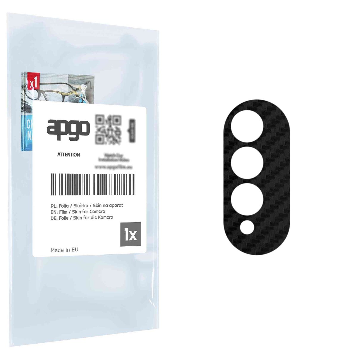 Folia naklejka skórka strukturalna na wyspę aparatu do Wiko T50 - różne kolory na kamerę, obiektyw apgo SKINS Lens Protector