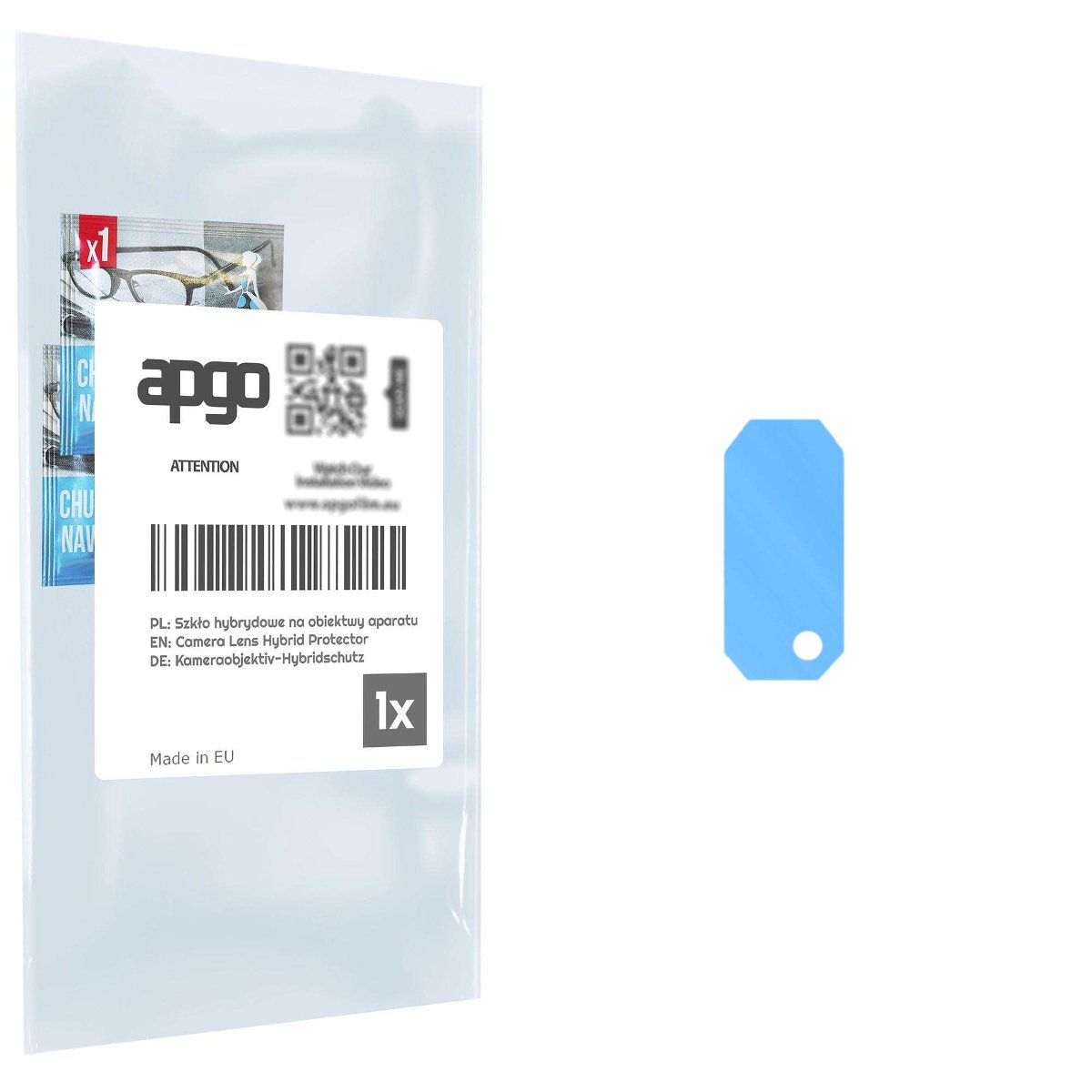 1x Szkło hybrydowe na aparat obiektyw kamerę 9H do Blackview BV9300 - apgo hybrid Camera Lens Protector