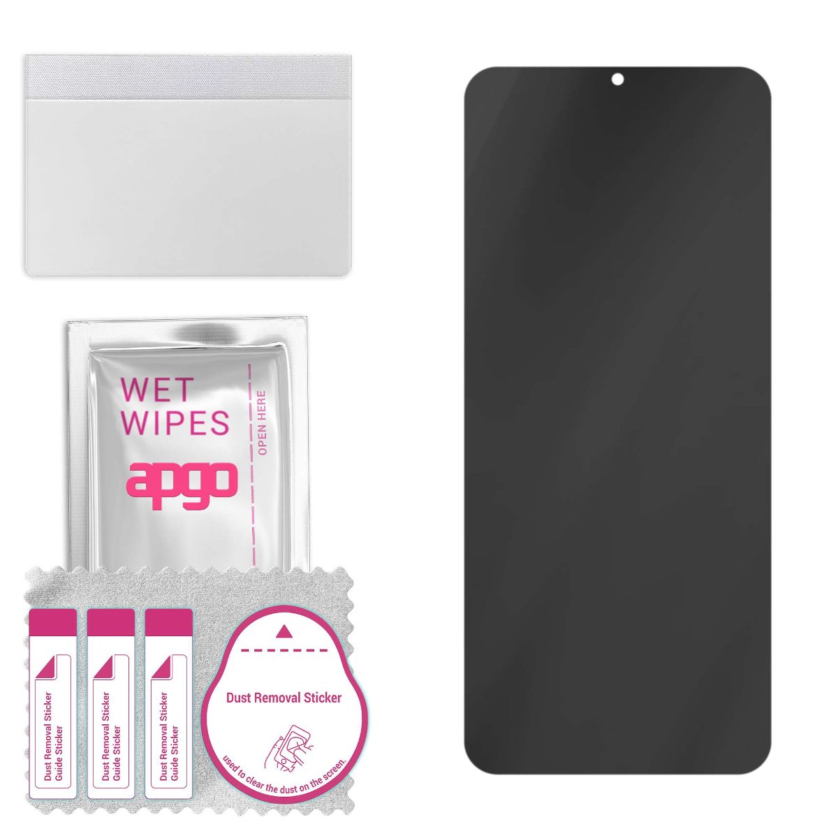 Filtr prywatyzujący Privacy 7H do Ulefone Note 12 - apgo Flexible Glass niepękający