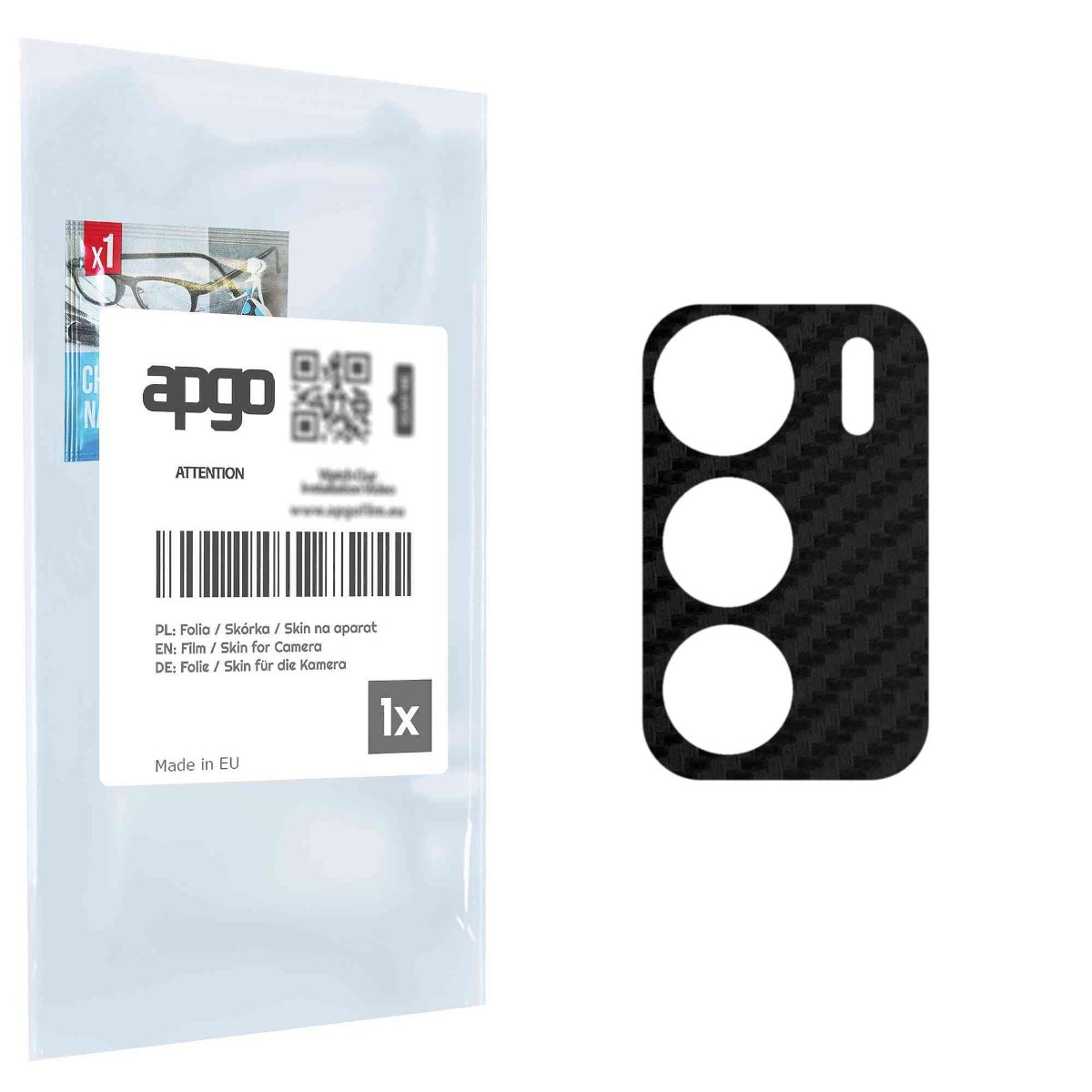 Folia naklejka skórka strukturalna na wyspę aparatu do Motorola Moto G42 - różne kolory na kamerę, obiektyw apgo SKINS Lens Protector