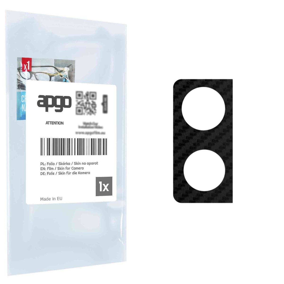 Folia naklejka skórka strukturalna na wyspę aparatu do OnePlus Nord N20 SE - różne kolory na kamerę, obiektyw apgo SKINS Lens Protector